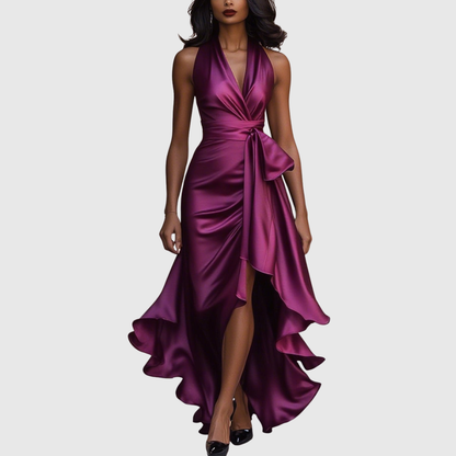 AMELYA | EVENING WRAP MAXI DRESS