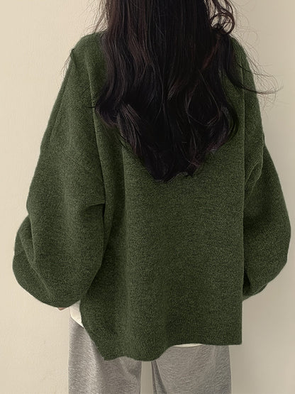 EVERLIGHT | SPLIT DETAIL CASUAL SWEATER