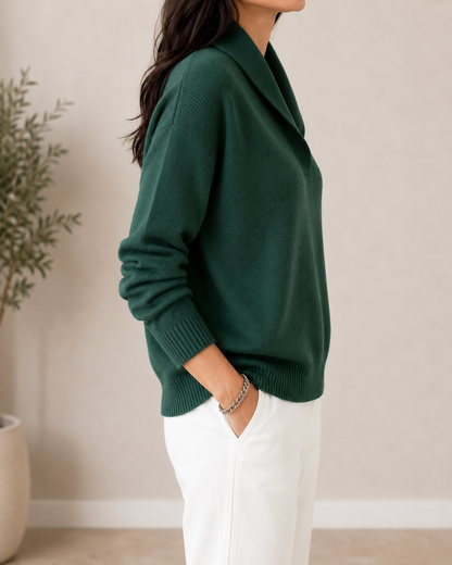 Clarissa | V-Neck Knit Sweater