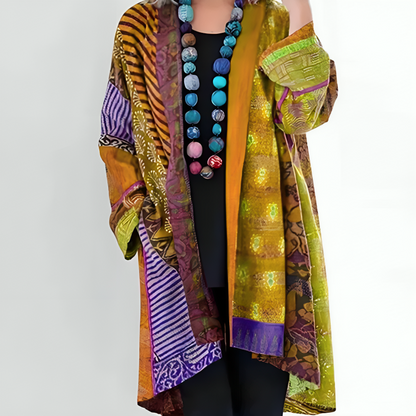 DAHLIENNE | ELEGANT KNIT CARDIGAN WITH LAYERED FIT