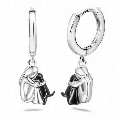 SELENO | DOG ICON EARRINGS (ROUND CLOSURE)