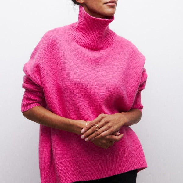 HARRIET - KNITTED TURTLENECK JUMPER