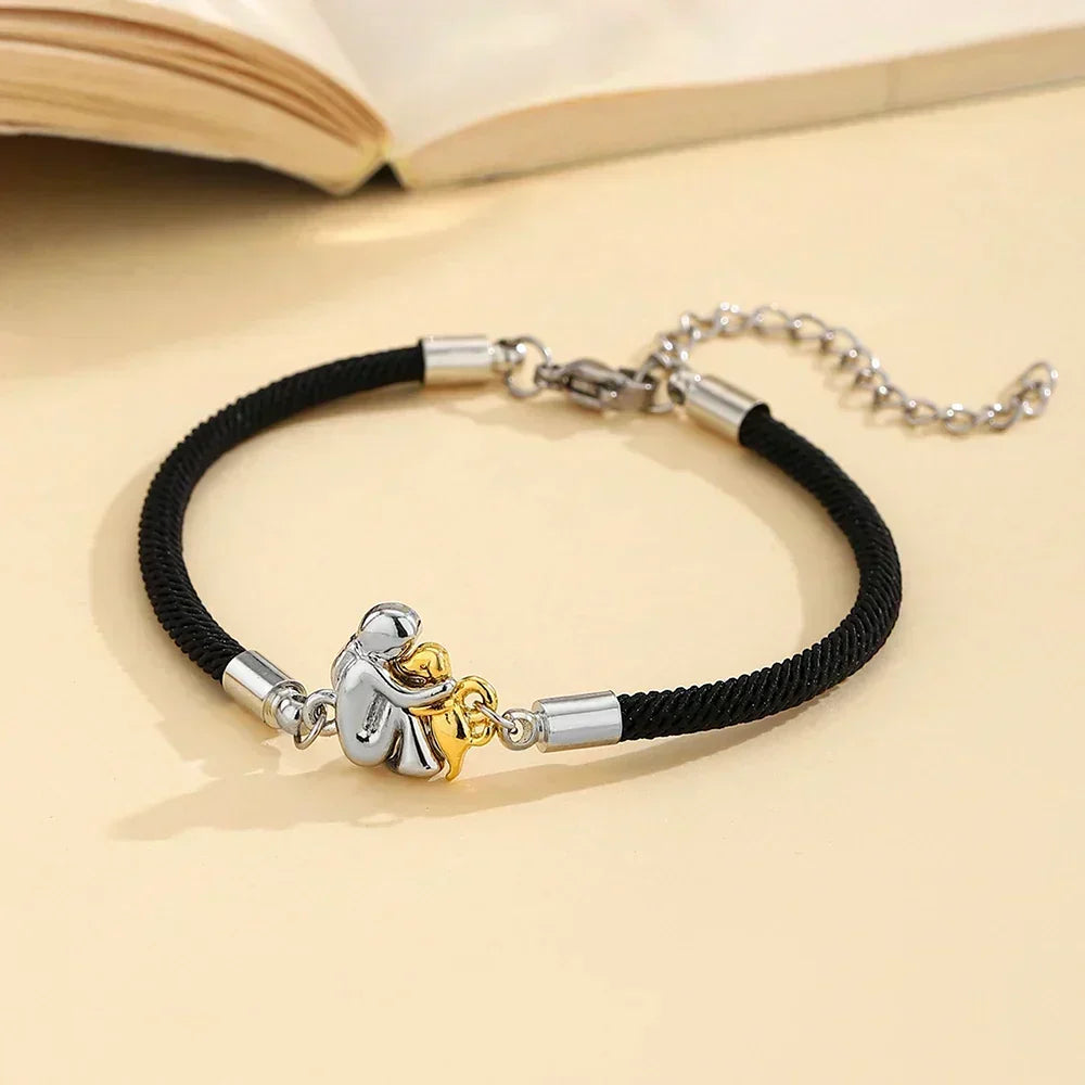 LIORA | CORD BRACELET WITH DOG ICON