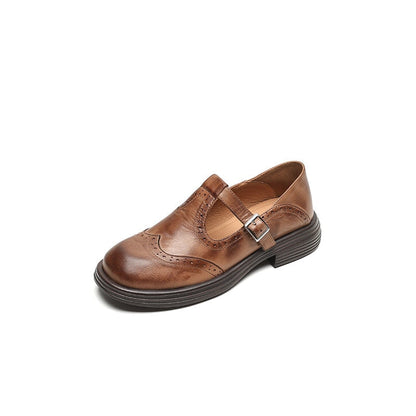 Talvanna | Elegant Everyday Leather Mary Janes