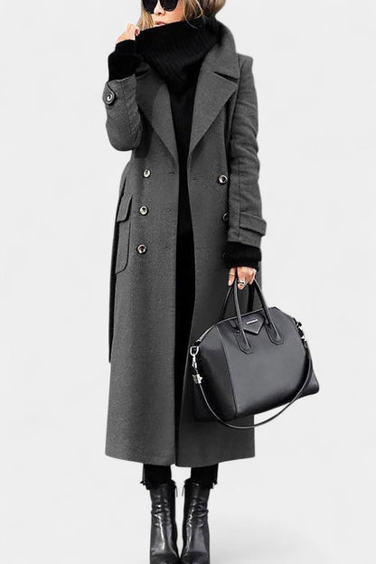 Rosabel | Tailored Double-Breasted Long Coat