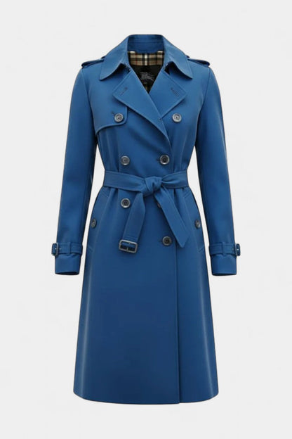 Guinevere | Double-Breasted Belted Trench Coat